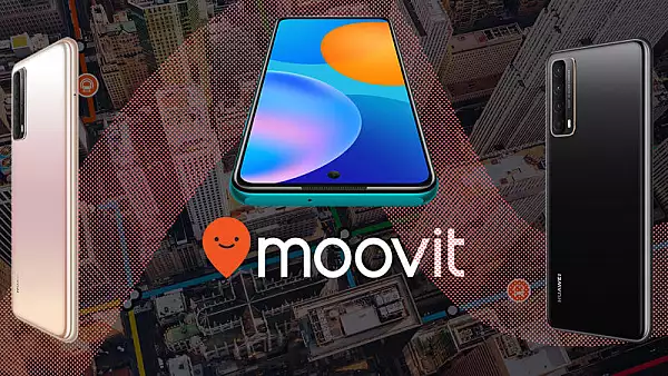Descopera Moovit, aplicatia prin care iti gasesti cea mai buna ruta de calatorie pe noul tau telefon HUAWEI P smart 2021