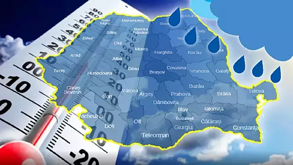 Dupa canicula, vin ploile si furtunile in aproape toata tara. Temperaturile scad drastic. Singura zona care nu scapa de caldura