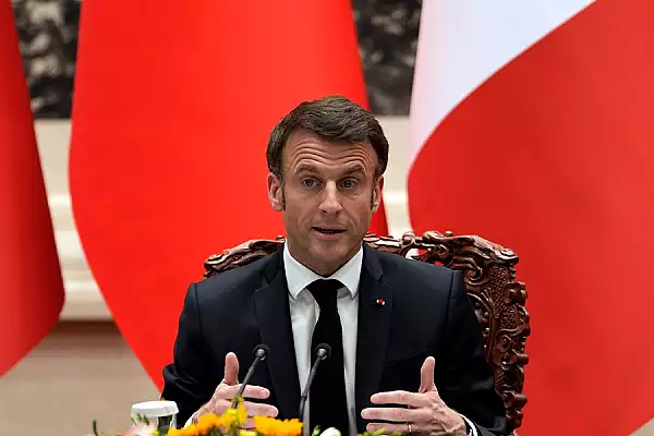 Emmanuel Macron a declarat ca ,,extrem de fericit" de eliberarea a trei minori franco-israelieni