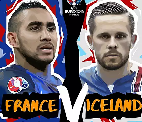 EURO 2016. Franta domina Islanda in ultimul sfert de finala. Minunea nu s-a produs