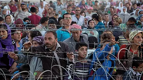 EXCLUSIV: 10.000 de refugiati blocati in Serbia dorm pe cartoane, iar paturile tin loc de ziduri