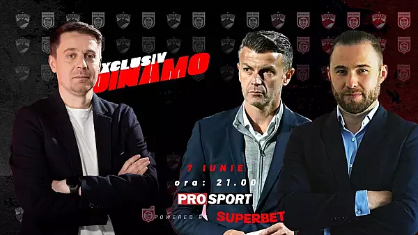 Exclusiv Dinamo debuteaza azi, 7 iunie, de la ora 21.00! Ovidiu Burca, tehnicianul ,,cainilor", si Vlad Iacob, administratorul special al clubului, invitatii lu