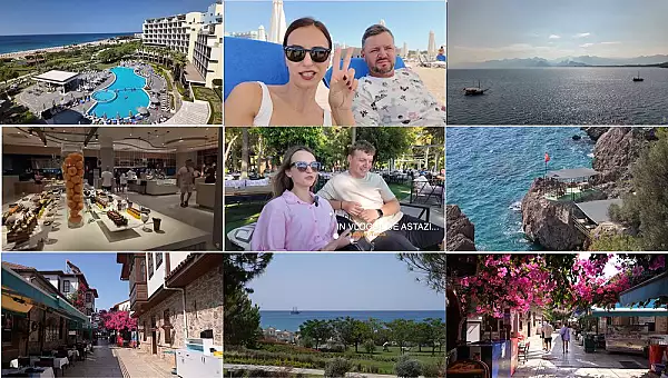 Experienta unor vloggeri romani la all inclusive, in Antalya: ,,N-am crezut ca e chiar asa" VIDEO