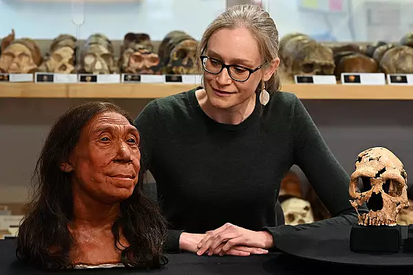 Fata unei femei de Neanderthal in varsta de 75.000 de ani a fost reconstruita