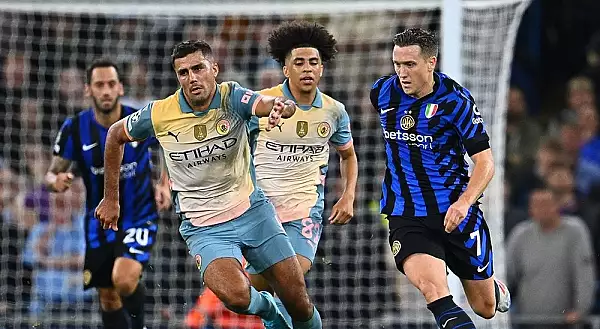 Fotbal cu lingurita in Liga Campionilor. Derbyul Manchester City - Inter Milano, o dezamagire