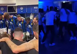 Fotbalistii de la Inter Milano au sarbatorit victoria pe ritmuri de manele. Au dansat pe melodia lui Ionut Cercel, ,,Made in Romania" / VIDEO