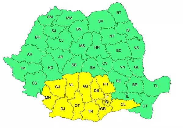 HARTA Se intoarce canicula in Romania. Unde va lovi de maine noul val de caldura, cu temperaturi de 35-37 de grade