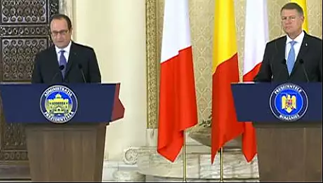 Hollande a prezentat noile directii de colaborare cu Romania, dupa intalnirea cu Iohannis