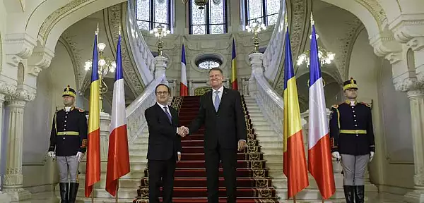 Hollande, pentru prima data in Romania. Iohannis: Romania va sprijini initiativa franco-germana de a avea o Armata Europeana