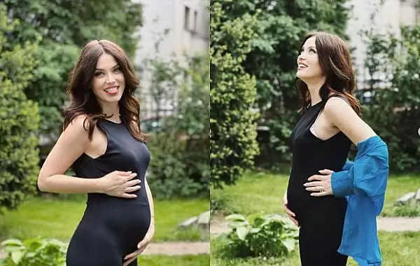 Imagini cu Anca Dumitra insarcinata in 5 luni. Actrita din ,,Las Fierbinti", detalii despre sarcina: ,,Trimestrul unu a fost un pic dificil"