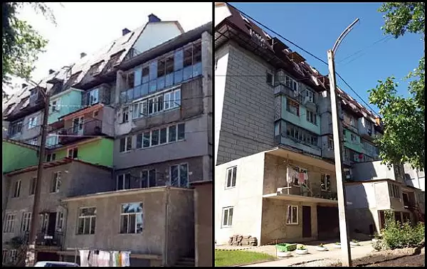 Imagini cu iadul urbanistic din Chisinau: bordeie specifice satelor se lipesc de blocurile vechi, in timp ce monumente pier ca sa lase locul unor blocuri-mamut