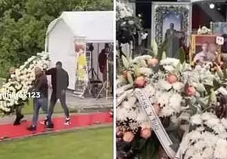 Imagini emotionante de la priveghiul lui Costel Corduneanu! Dan Bursuc, o coroana imensa de flori, in memoria interlopului / VIDEO