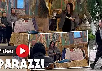 Imagini exclusive de la parastasul de trei luni a Mioarei Roman! Oana Roman a organizat totul singura, fara ajutorul nimanui! / PAPARAZZI