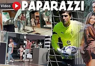 Imagini rare cu Ciprian Tatarusanu si familia lui! Venit in secret in Romania, fotbalistul si-a rasfatat copiii si sotia / Video paparazzi