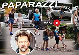 Imagini rare cu familia lui Florin Piersic Jr.! Cum isi petrec timpul liber sotia si copilul regizorului de film / PAPARAZZI