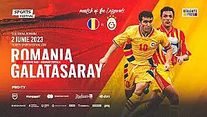 IN IUNIE – All Stars Romania vs. Galatasaray Legends. Cat costa biletul pe Cluj Arena