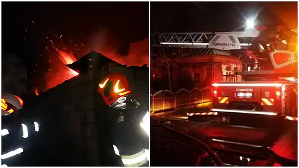 Incendiu la o primarie din Arges. Pompierii sustin ca focul ar fi fost pus intentionat