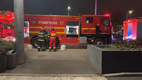 Incendiu la Sun Plaza, din Bucuresti