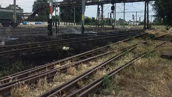 Incident grav in Fetesti: Un baiat de 12 ani, electrocutat dupa ce s-a urcat pe un tren - Are arsuri pe 80% din corp