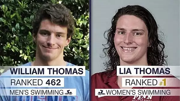 Inotatorul transsexual Lia Thomas a fost exclus de la Jocurile Olimpice. ,,Un pas major in eforturile noastre de a proteja sportul feminin" | VIDEO