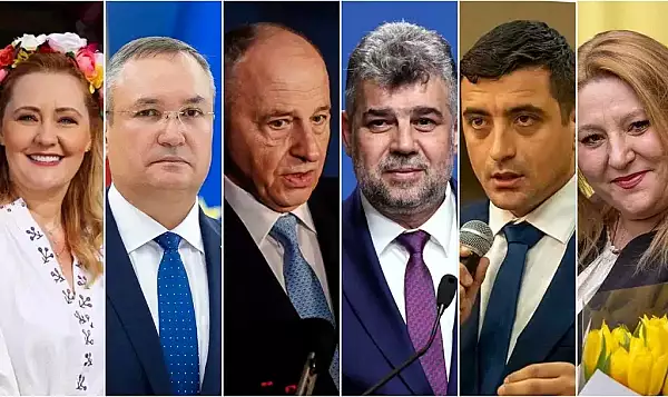 Intentiile de vot ale romanilor in primul tur la prezidentiale, potrivit unui sondaj INSCOP. Candidatul care se afla pe primul loc