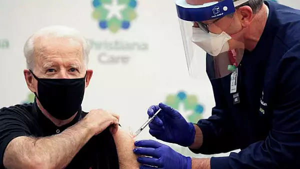 Joe Biden s-a VACCINAT si cu a doua doza de ser anticoronavirus