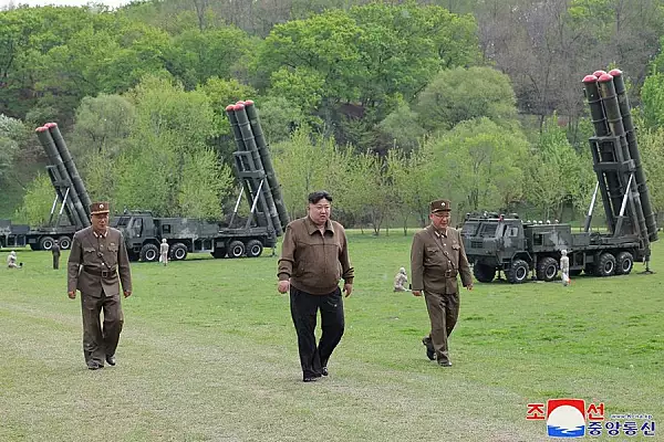 Kim Jong-un a supervizat o prima simulare a unui ,,contraatac nuclear"