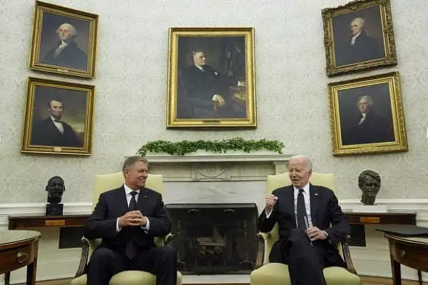Klaus Iohannis, dupa intalnirea cu Joe Biden, despre sustinerea SUA pentru sefia NATO: Am decis sa continuam dialogul