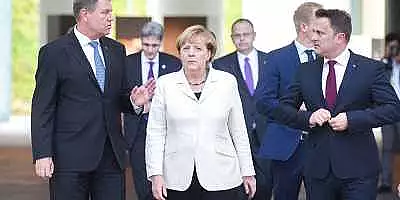 Klaus Iohannis, dupa intalnirea cu Merkel: Pericolul ruperii UE nu exista. Suntem pregatiti sa nu se deschida o ruta Marii Negre pentru migranti