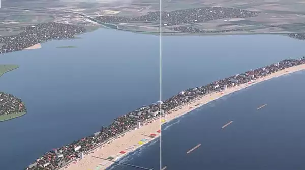 Lucrari intense pe litoral! Plajele din Romania vor fi cele mai late din toate tarile cu iesire la Marea Neagra