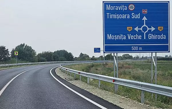 Lucrarile la Centura Sud - Timisoara, finalizate. Au loc ultimele pregatiri pentru deschiderea circulatiei pe noua sosea