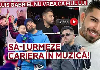 Luis Gabriel nu vrea ca fiul lui sa-i urmeze cariera in muzica! Care este motivul pentru care cantaretul si-ar dori ca baietelul sau sa aleaga alta meserie/ VID