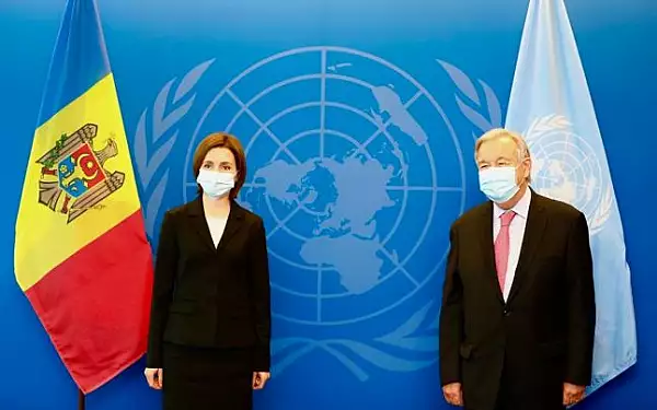 Maia Sandu a avut o intrevedere cu Secretarul General al ONU, Antonio Guterres