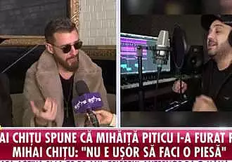 Mihai Chitu, acuzatii grave la adresa lui Mihaita Piticu. Manelistul i-a furat o piesa: ,,Exista o plangere penala" / VIDEO