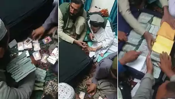 Milioane de dolari si lingouri de aur, confiscate de talibani din casa unui politician