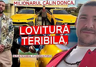 Milionarul Calin Donca, lovitura teribila, in plin scandal cu Dorian Popa / I-a disparut bolidul de 300.000 de euro!