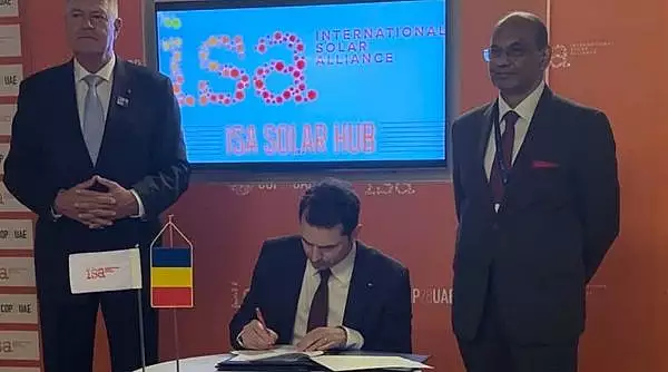 Ministrul Energiei a semnat aderarea Romaniei la International Solar Alliance: "Este un moment istoric"