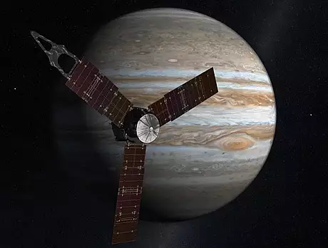 Moment istoric pentru NASA. Prima fotografie cu Jupiter transmisa de sonda Juno