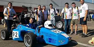 Monopostul realizat de echipajul UPT Racing Team a concurat pe circuitul Riccardo Paletti din Italia FOTO