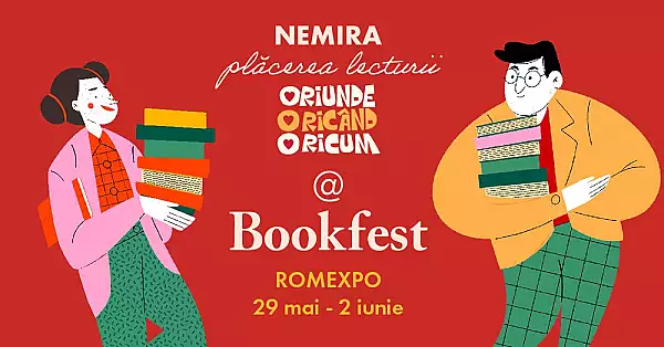 Nemira, NEZUMI si NEMI vin la Bookfest cu noutati, oferte speciale si titlurile perfecte de vacanta