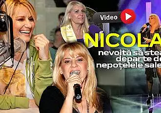 Nicola, nevoita sa stea departe de nepotelele sale! Ii este dor de ele, dar se vad din ce in ce mai rar! / VIDEO