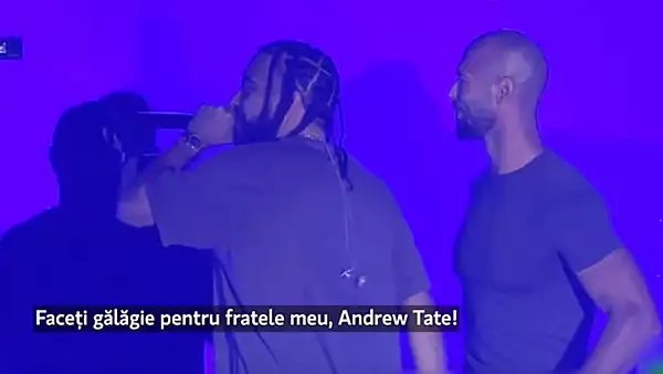 Noi controverse la ,,Beach, Please!" Andrew Tate, judecat pentru viol si trafic de persoane, chemat pe scena de rapperul French Montana: mesajul subliminal tran