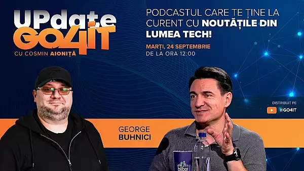 Nu ratati discutia cu George Buhnici despre inovatiile digitale la ,,Update Go4it" #4