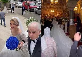 Nunta mare in showbiz. Fiica lui Anghel Iordanescu s-a casatorit religios. Primele imagini de la eveniment / VIDEO