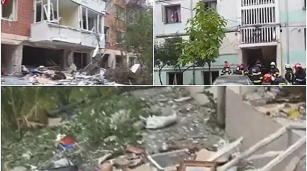 O explozie puternica a distrus un bloc din centrul Galatiului. Zeci de oameni, evacuati. SMURD-ul intervine chiar acum