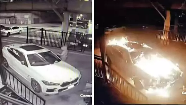 O femeie a incendiat masina proprietarei salonului de infrumusetare unde obisnuia sa mearga. S-a enervat pentru ca nu a mai gasit programare la gene