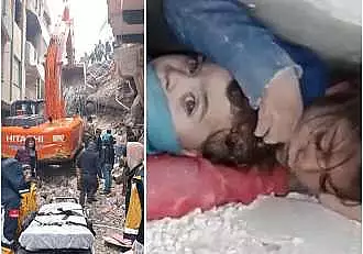 O fetita i-a salvat viata fratelui ei cu propriul corp, dupa cutremurul din Turcia. L-a protejat timp de 17 ore sub daramaturi / VIDEO