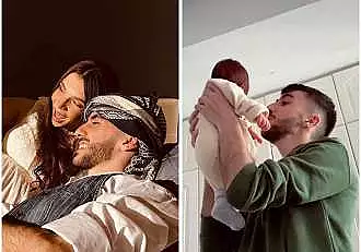 Omar Arnaout, videoclip emotionant cu baietelul lui. Artistul a devenit tata la inceputul lunii aprilie / VIDEO