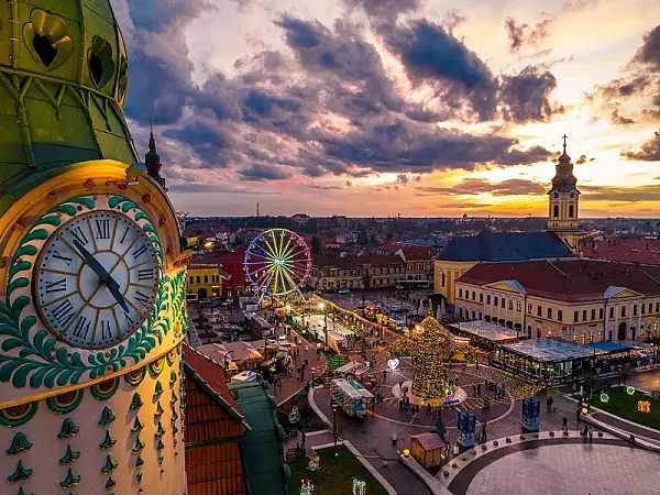 Oradea de poveste. Targul de Craciun, cel mai frumos si cel mai scump din ultimii ani VIDEO