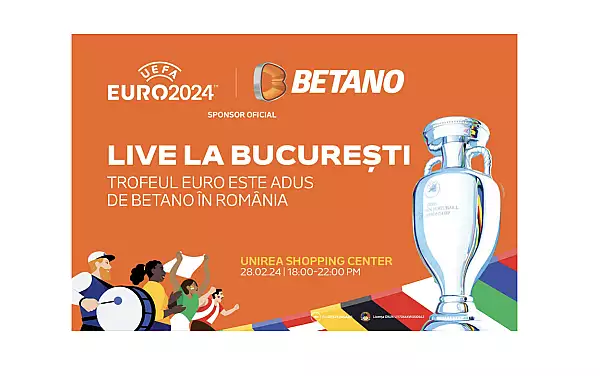 [P] Betano aduce Trofeul Campionatului UEFA EURO 2024 in Romania si invita toti fanii sportului la un eveniment unic